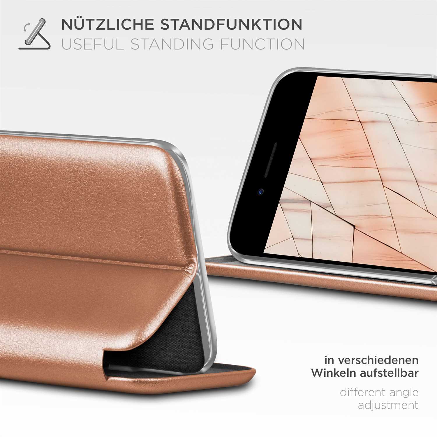 ONEFLOW Business Case iPhone SE (2020) Handytasche mit Kartenfach – Weiteres Produktbild 2