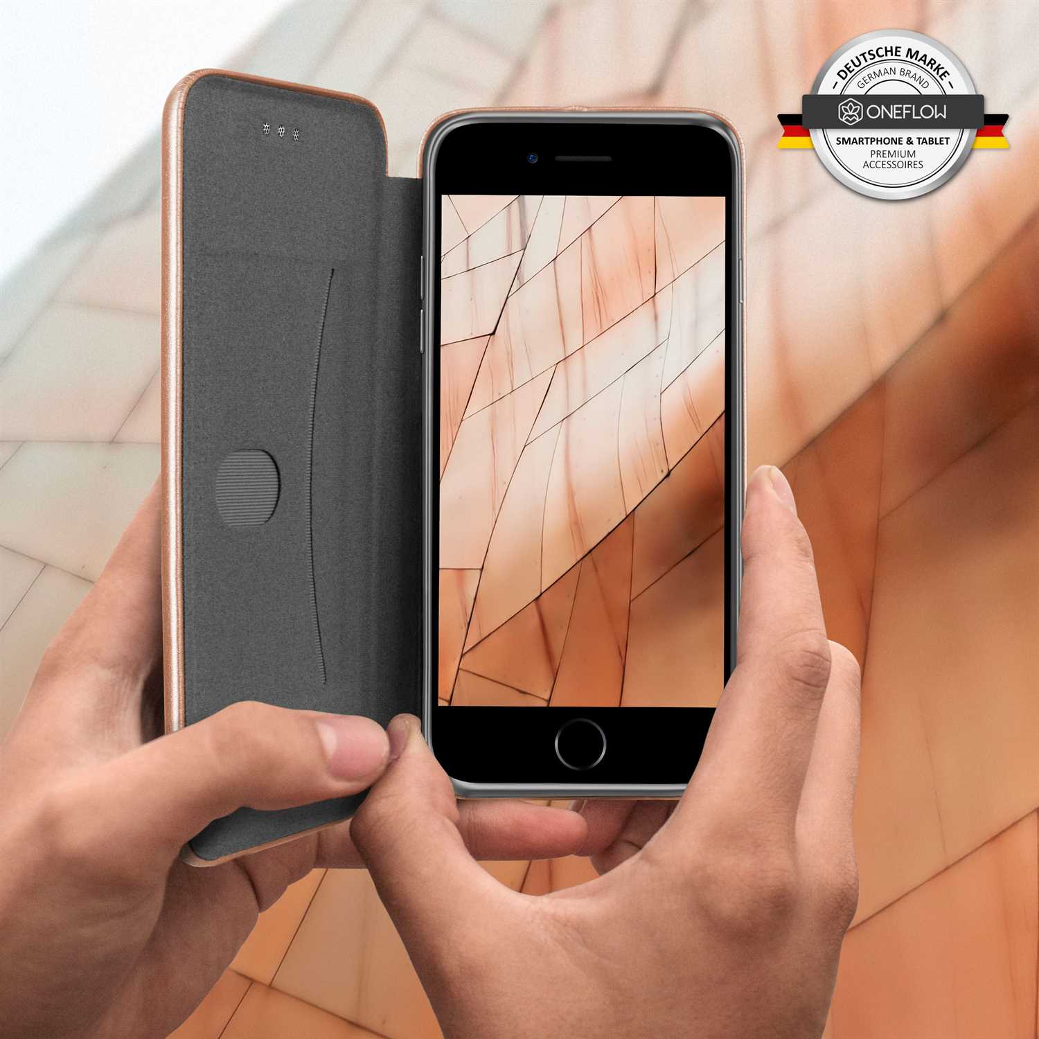 ONEFLOW Business Case iPhone SE (2020) Handytasche mit Kartenfach – Weiteres Produktbild 7