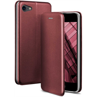 ONEFLOW ONEFLOW Business Case iPhone SE (2020) Handytasche mit Kartenfach – Burgund - Red