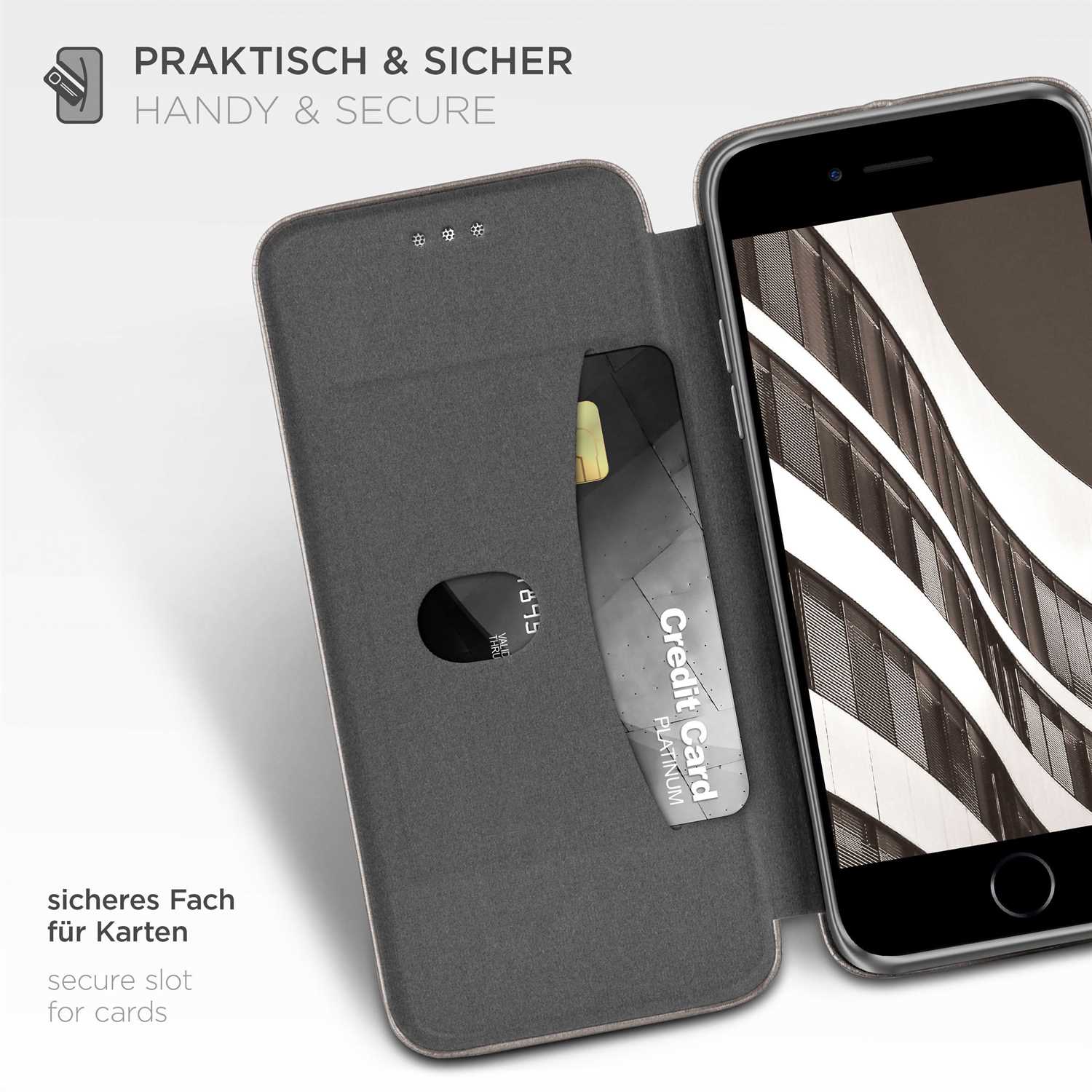 ONEFLOW Business Case iPhone SE (2022) Handytasche mit Kartenfach – Weiteres Produktbild 3 ONEFLOW Business Case iPhone SE (2022) Handytasche mit Kartenfach – Weiteres Produktbild 3