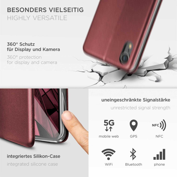 ONEFLOW Business Case iPhone XR Handytasche mit Kartenfach – Weiteres Produktbild 4