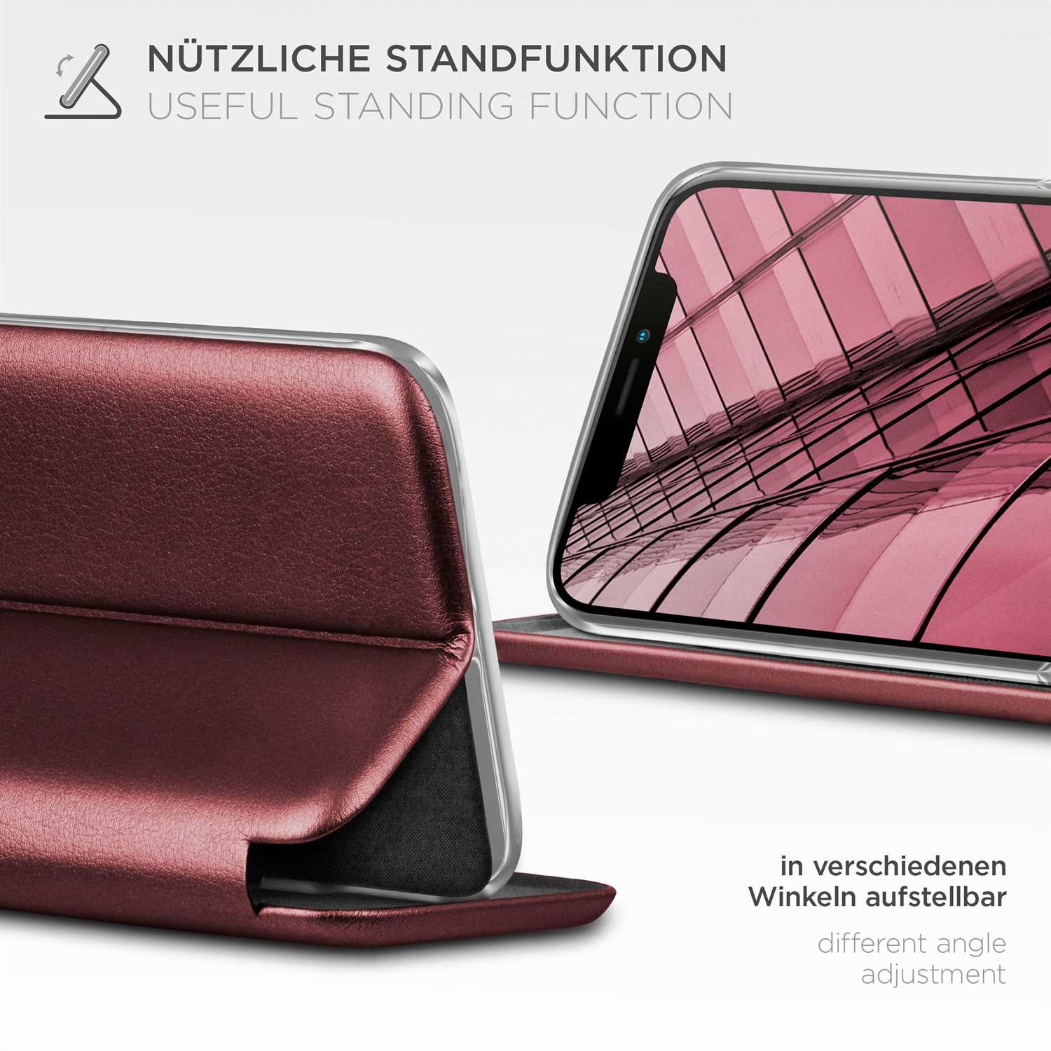 ONEFLOW Business Case iPhone XS Handytasche mit Kartenfach – Weiteres Produktbild 1