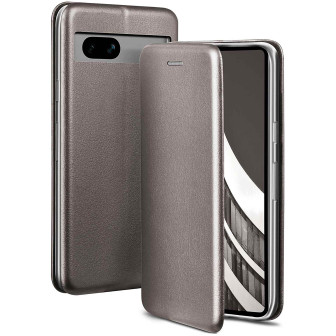 ONEFLOW Business Case Google Pixel 7a Handytasche mit Kartenfach – Skyscraper - Grey
