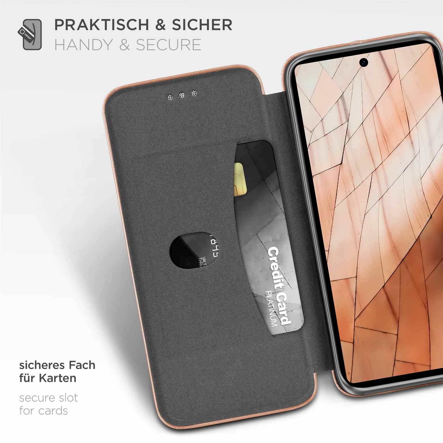 ONEFLOW Business Case Google Pixel 7a Handytasche mit Kartenfach – Weiteres Produktbild 2
