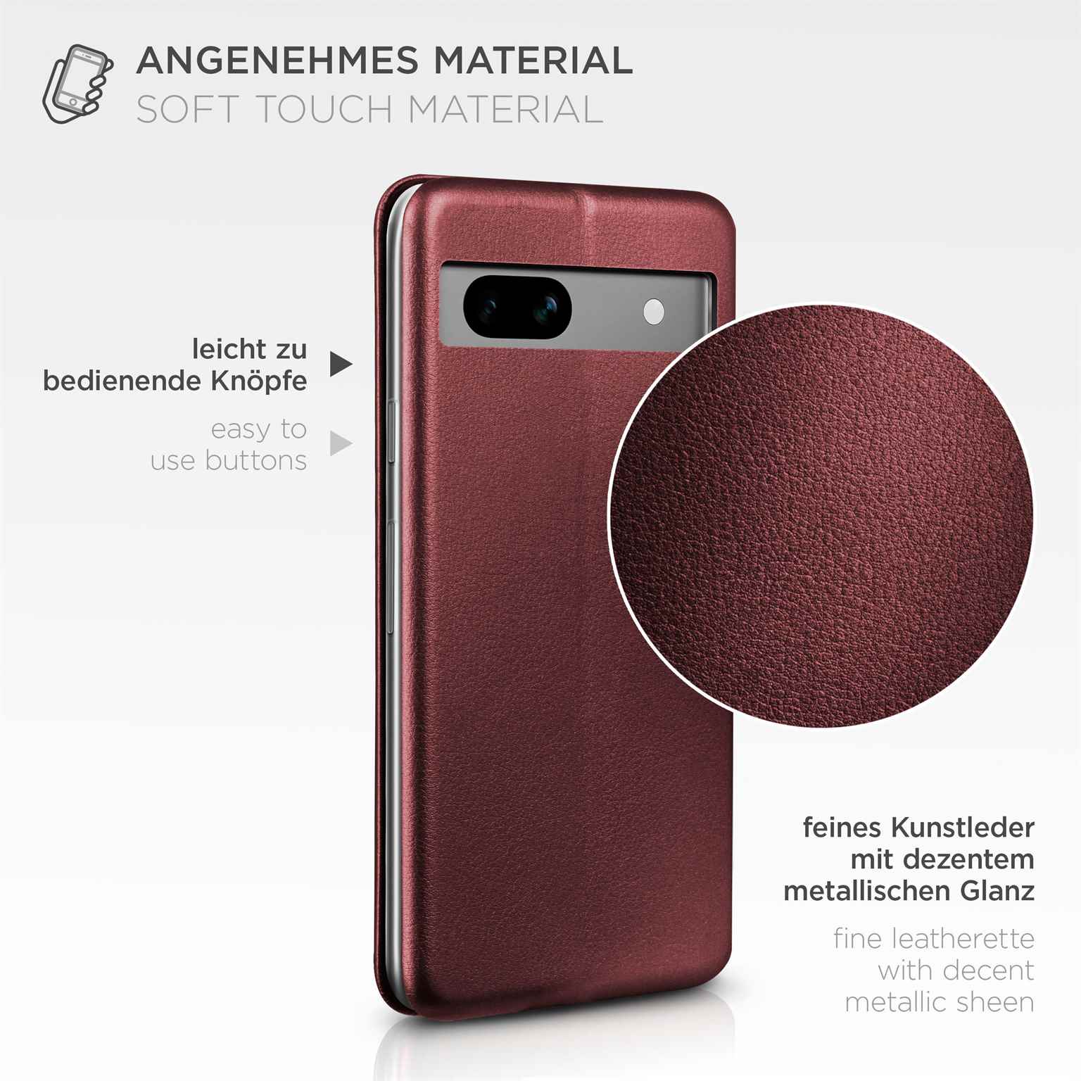 ONEFLOW Business Case Google Pixel 7a Handytasche mit Kartenfach – Weiteres Produktbild 4