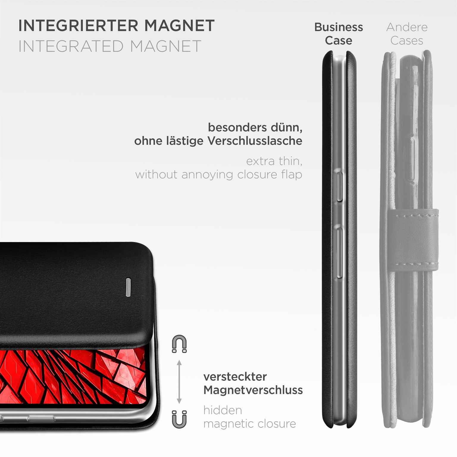 ONEFLOW Business Case Google Pixel 7a Handytasche mit Kartenfach – Weiteres Produktbild 5