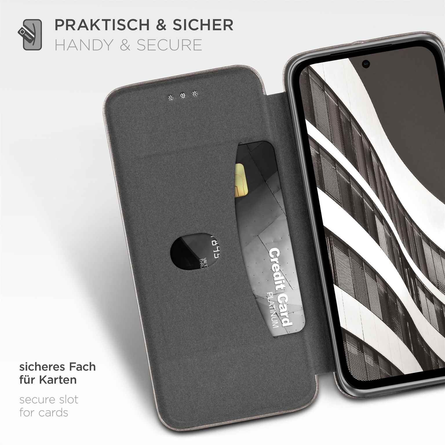 ONEFLOW Business Case Google Pixel 8a Handytasche mit Kartenfach – Weiteres Produktbild 2