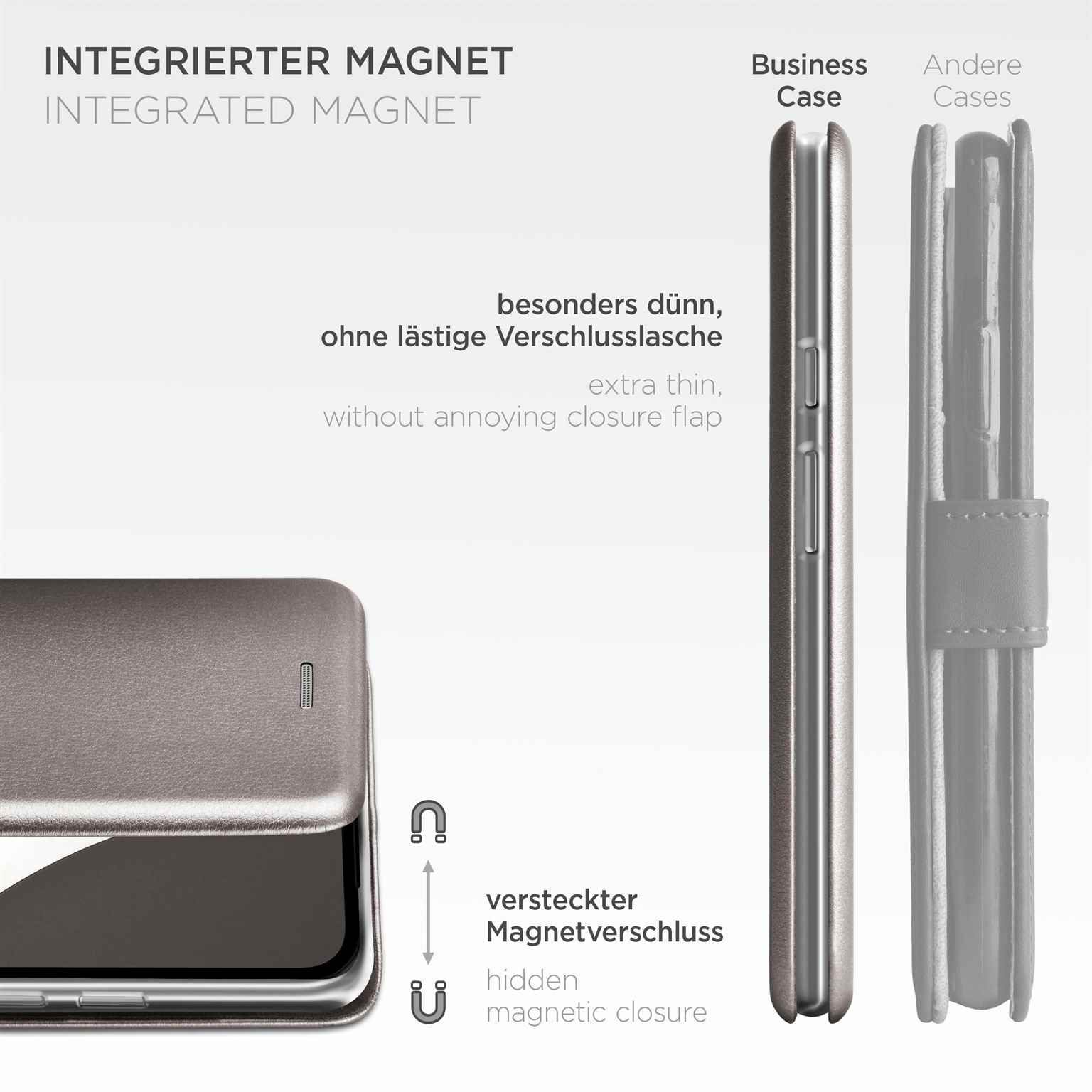 ONEFLOW Business Case Google Pixel 8a Handytasche mit Kartenfach – Weiteres Produktbild 5