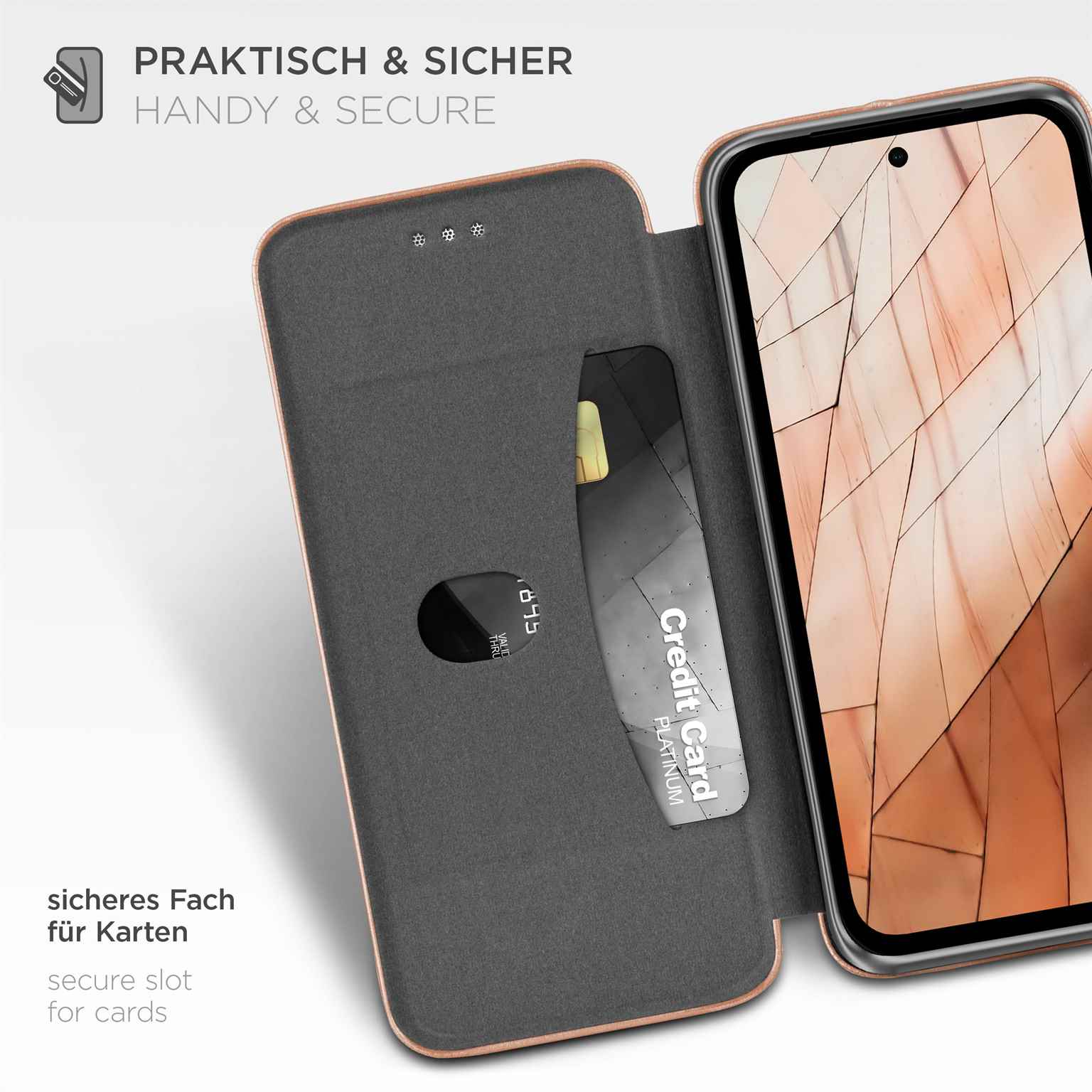 ONEFLOW Business Case Google Pixel 8a Handytasche mit Kartenfach – Weiteres Produktbild 2