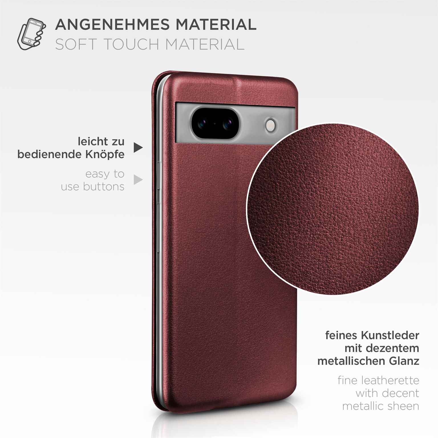 ONEFLOW Business Case Google Pixel 8a Handytasche mit Kartenfach – Weiteres Produktbild 4