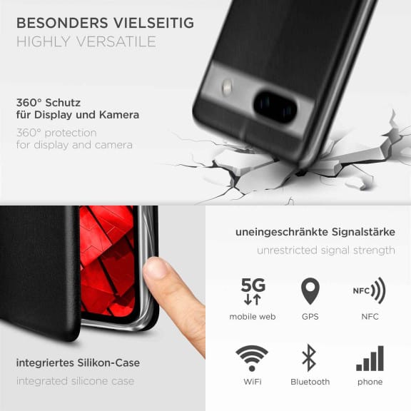 ONEFLOW Business Case Google Pixel 8a Handytasche mit Kartenfach – Weiteres Produktbild 4 ONEFLOW Business Case Google Pixel 8a Handytasche mit Kartenfach – Weiteres Produktbild 4