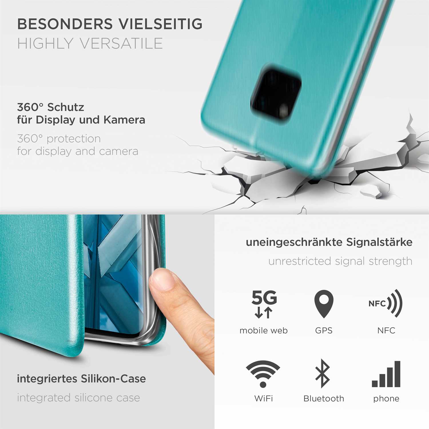 ONEFLOW Business Case Huawei Mate 20 Pro Handytasche mit Kartenfach – Weiteres Produktbild 4 ONEFLOW Business Case Huawei Mate 20 Pro Handytasche mit Kartenfach – Weiteres Produktbild 4