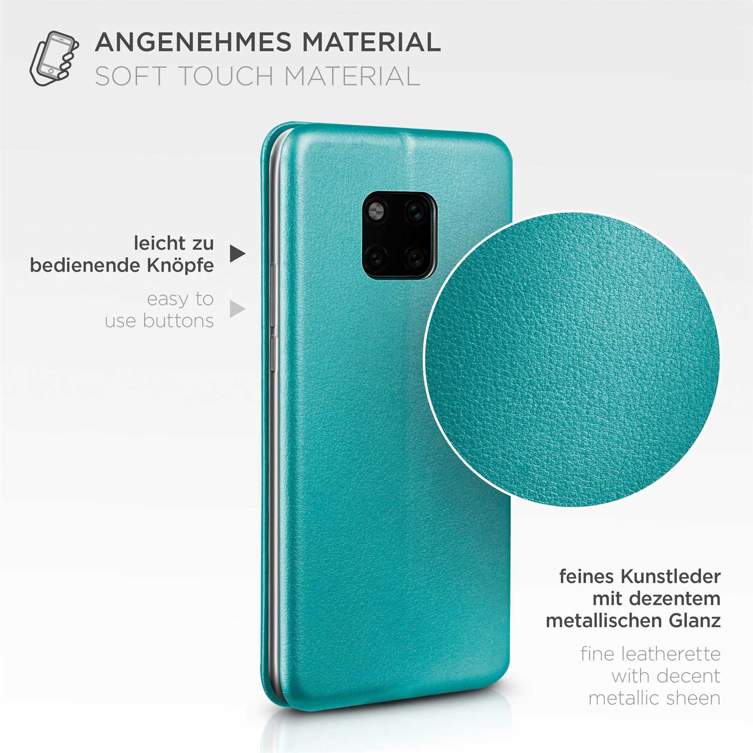 ONEFLOW Business Case Huawei Mate 20 Pro Handytasche mit Kartenfach – Weiteres Produktbild 5
