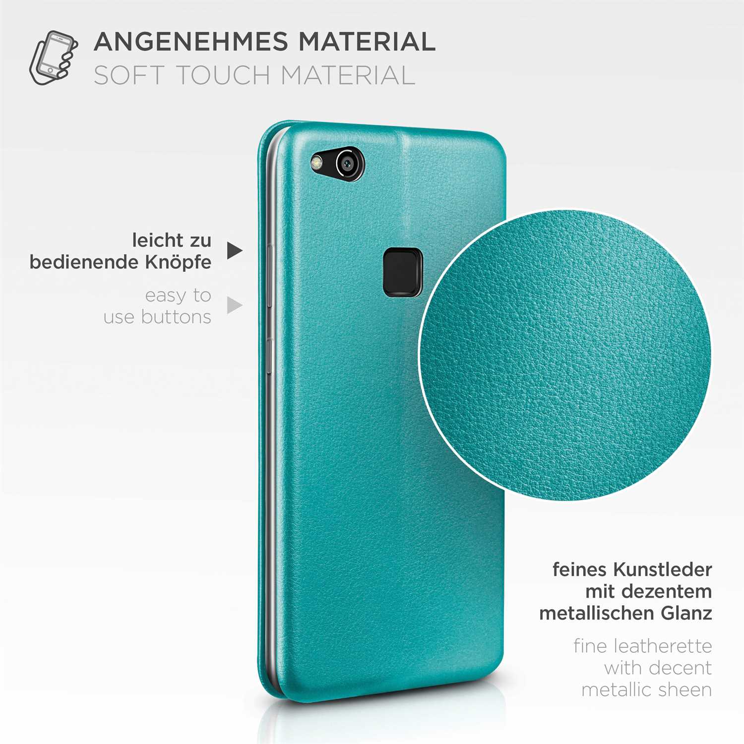 ONEFLOW Business Case Huawei P10 Lite Handytasche mit Kartenfach – Weiteres Produktbild 4