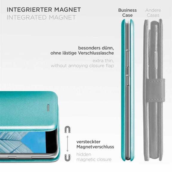 ONEFLOW Business Case Huawei P10 Lite Handytasche mit Kartenfach – Weiteres Produktbild 6 ONEFLOW Business Case Huawei P10 Lite Handytasche mit Kartenfach – Weiteres Produktbild 6