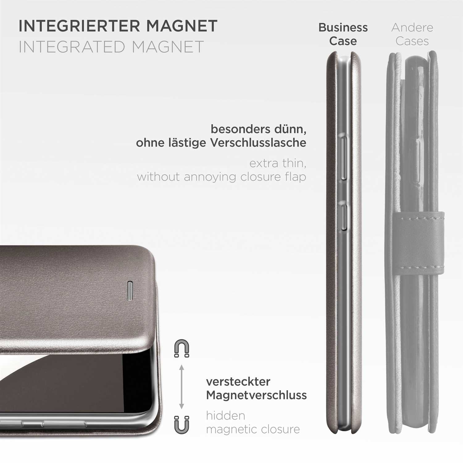 ONEFLOW Business Case Huawei P10 Lite Handytasche mit Kartenfach – Weiteres Produktbild 6 ONEFLOW Business Case Huawei P10 Lite Handytasche mit Kartenfach – Weiteres Produktbild 6