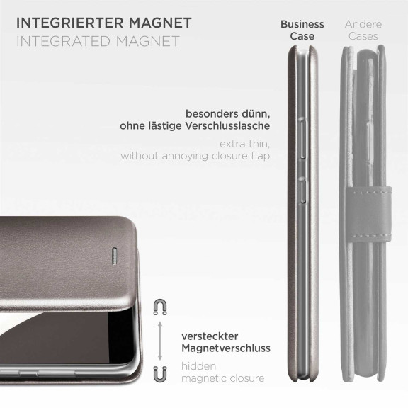 ONEFLOW Business Case Huawei P10 Lite Handytasche mit Kartenfach – Weiteres Produktbild 6