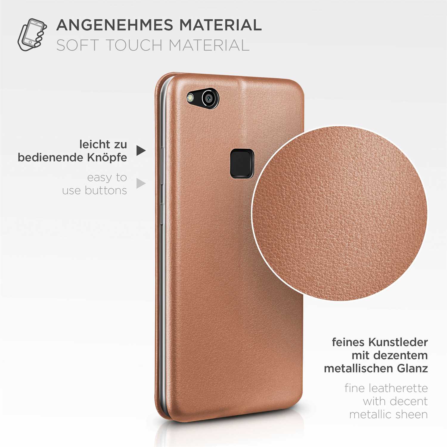 ONEFLOW Business Case Huawei P10 Lite Handytasche mit Kartenfach – Weiteres Produktbild 4