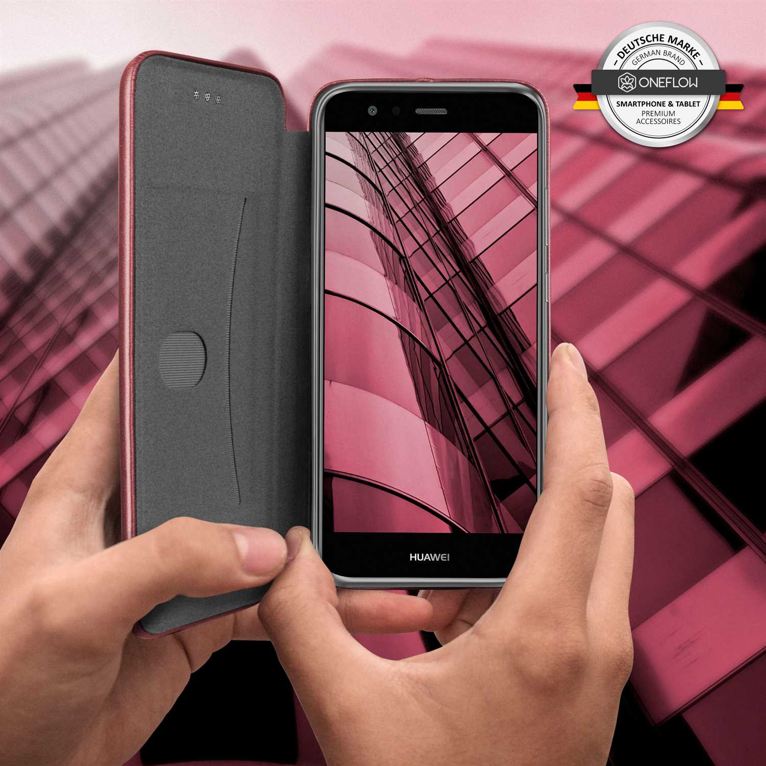ONEFLOW Business Case Huawei P10 Lite Handytasche mit Kartenfach – Weiteres Produktbild 6