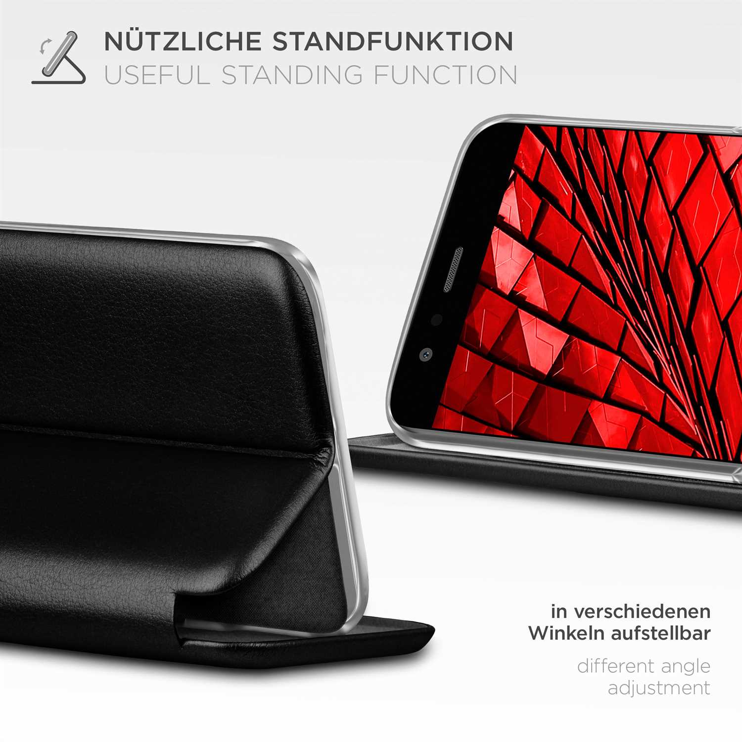 ONEFLOW Business Case Huawei P10 Lite Handytasche mit Kartenfach – Weiteres Produktbild 1