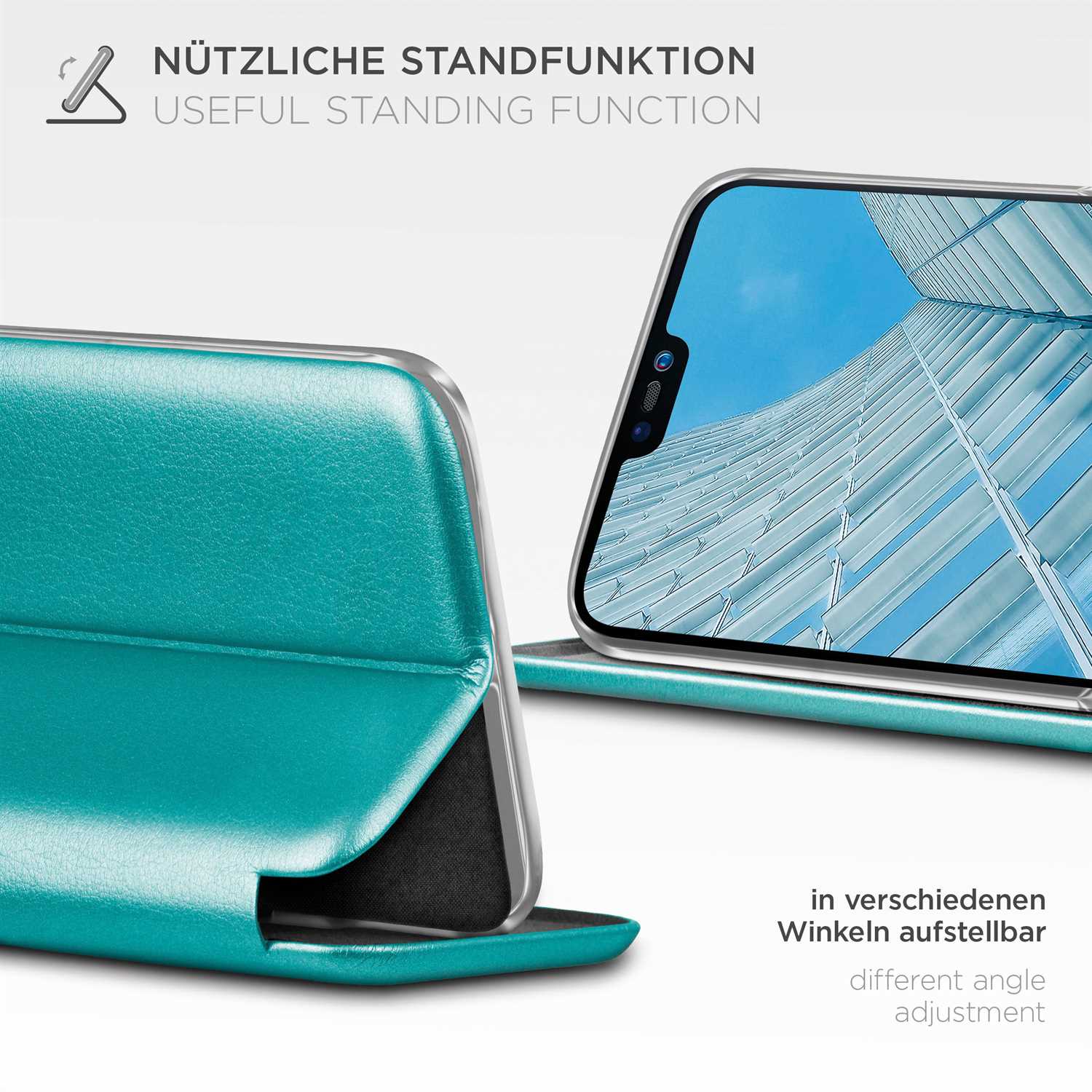 ONEFLOW Business Case Huawei P20 Lite Handytasche mit Kartenfach – Weiteres Produktbild 2