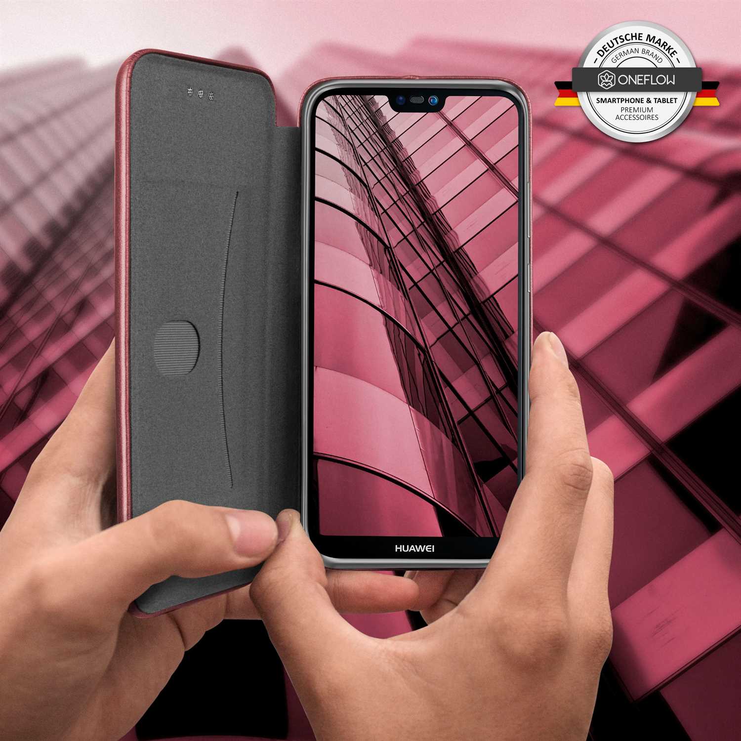 ONEFLOW Business Case Huawei P20 Lite Handytasche mit Kartenfach – Weiteres Produktbild 7 ONEFLOW Business Case Huawei P20 Lite Handytasche mit Kartenfach – Weiteres Produktbild 7