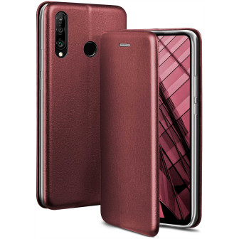 ONEFLOW Business Case Huawei P30 Lite New Edition Handytasche mit Kartenfach – Burgund - Red ONEFLOW Business Case Huawei P30 Lite New Edition Handytasche mit Kartenfach – Burgund - Red