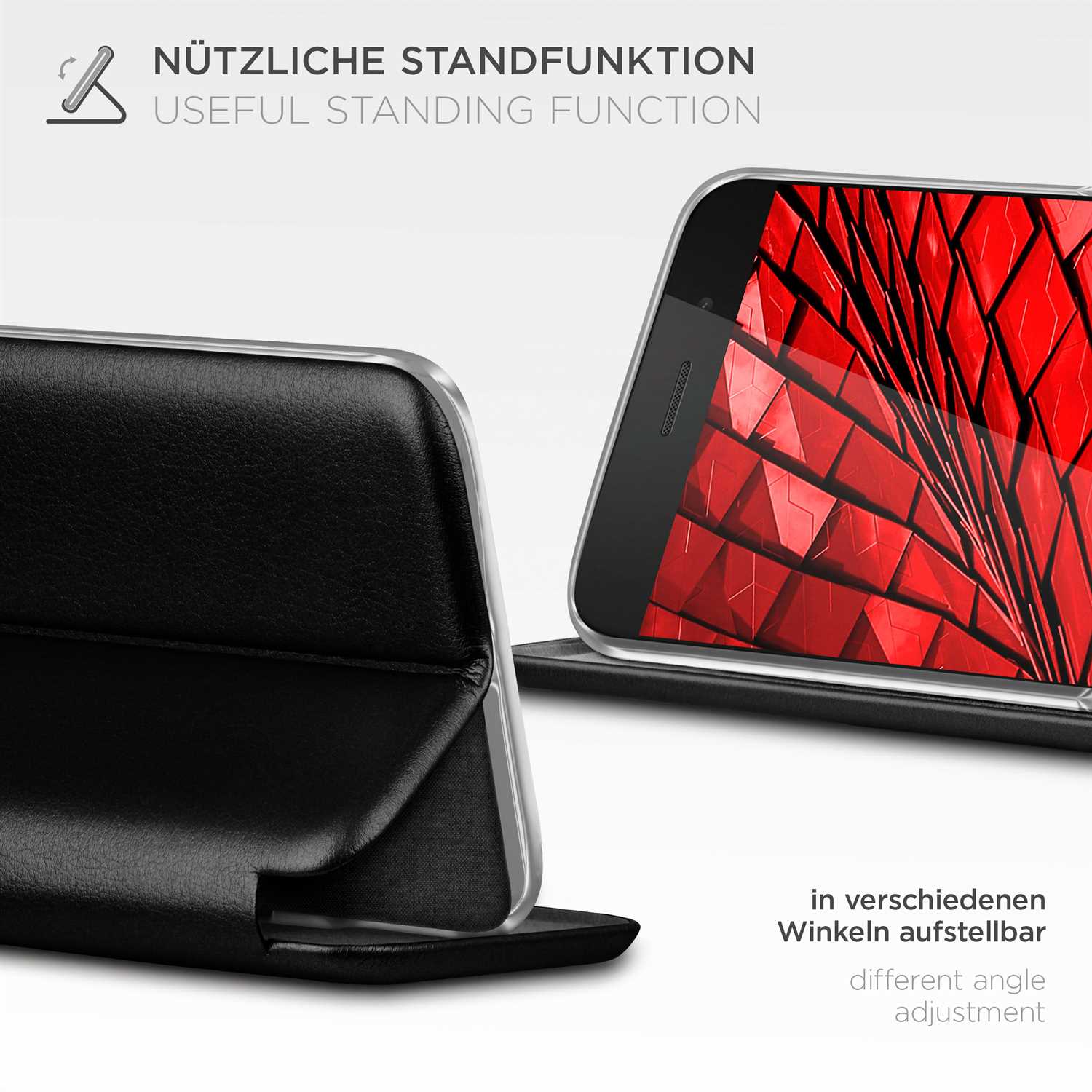 ONEFLOW Business Case Huawei P8 Lite 2015 Handytasche mit Kartenfach – Weiteres Produktbild 2 ONEFLOW Business Case Huawei P8 Lite 2015 Handytasche mit Kartenfach – Weiteres Produktbild 2