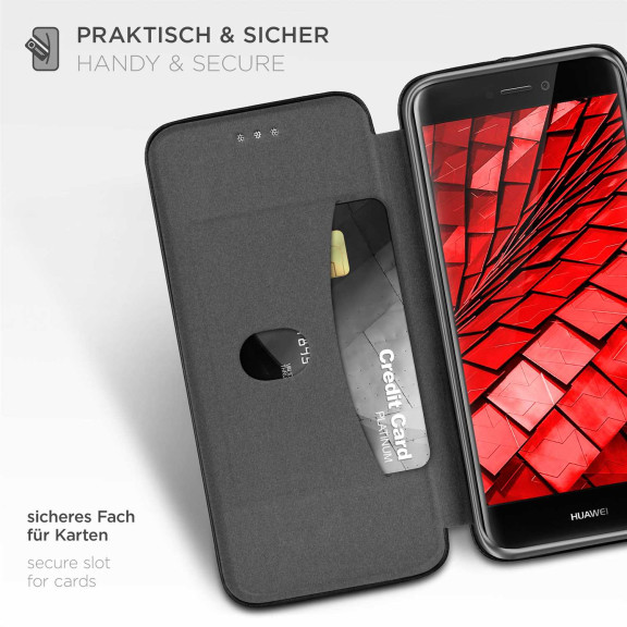 ONEFLOW Business Case Huawei P8 Lite 2017 Handytasche mit Kartenfach – Weiteres Produktbild 3 ONEFLOW Business Case Huawei P8 Lite 2017 Handytasche mit Kartenfach – Weiteres Produktbild 3