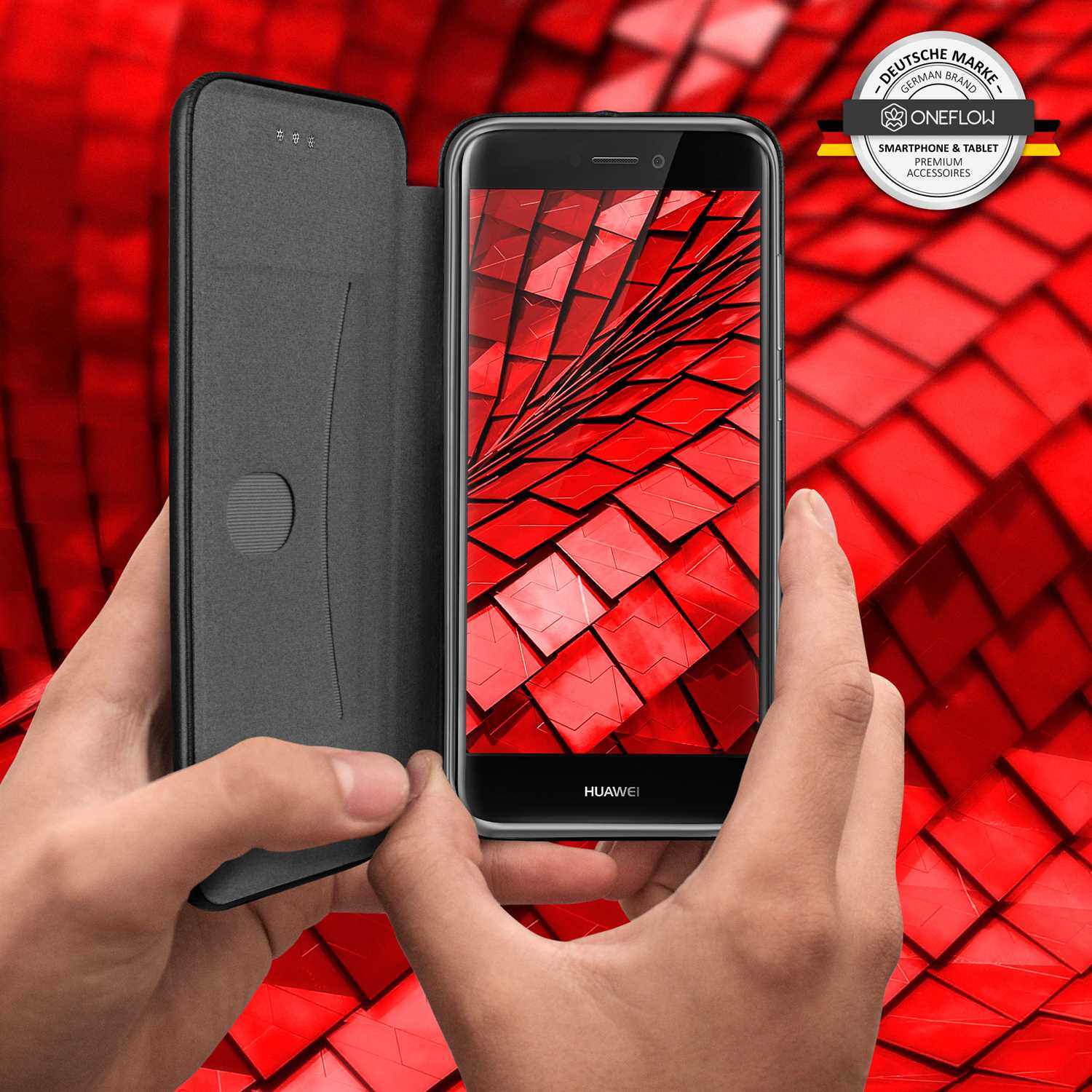 ONEFLOW Business Case Huawei P8 Lite 2017 Handytasche mit Kartenfach – Weiteres Produktbild 7