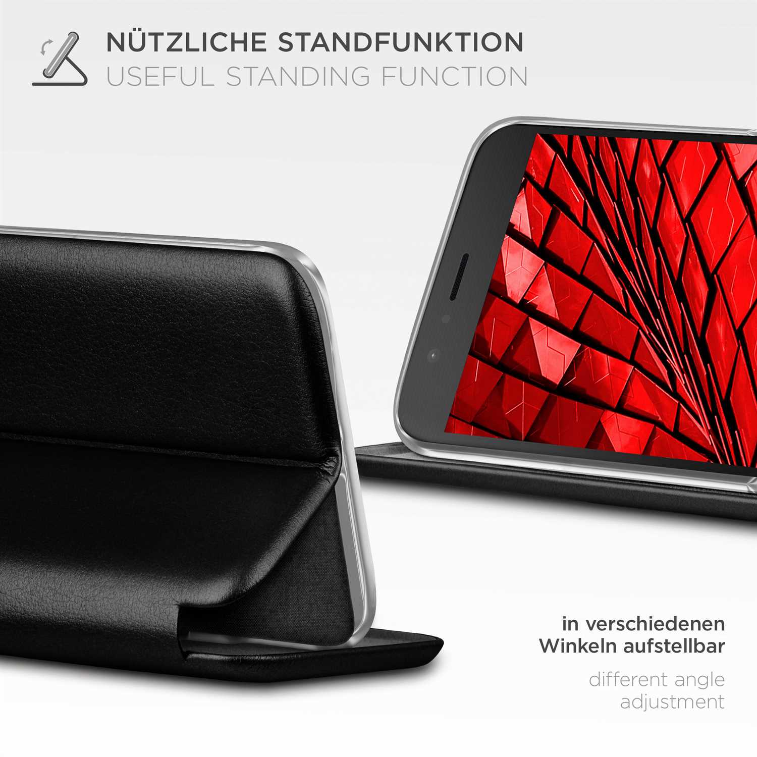 ONEFLOW Business Case Huawei P9 Lite Handytasche mit Kartenfach – Weiteres Produktbild 2 ONEFLOW Business Case Huawei P9 Lite Handytasche mit Kartenfach – Weiteres Produktbild 2