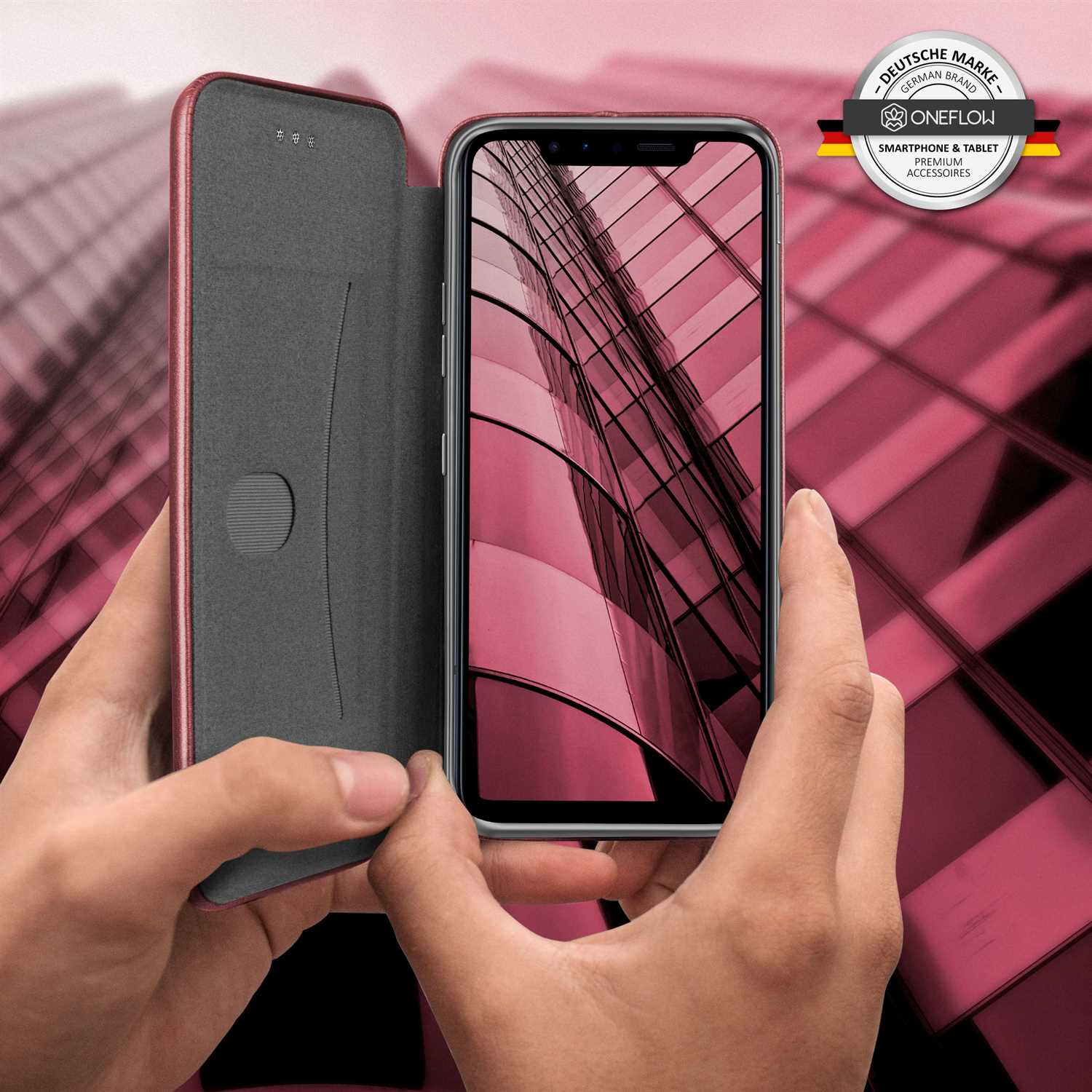 ONEFLOW Business Case LG G8s ThinQ Handytasche mit Kartenfach – Weiteres Produktbild 6