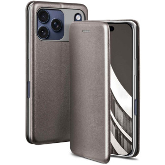 ONEFLOW ONEFLOW Business Case iPhone 17 Pro Max Handytasche mit Kartenfach – Skyscraper - Grey