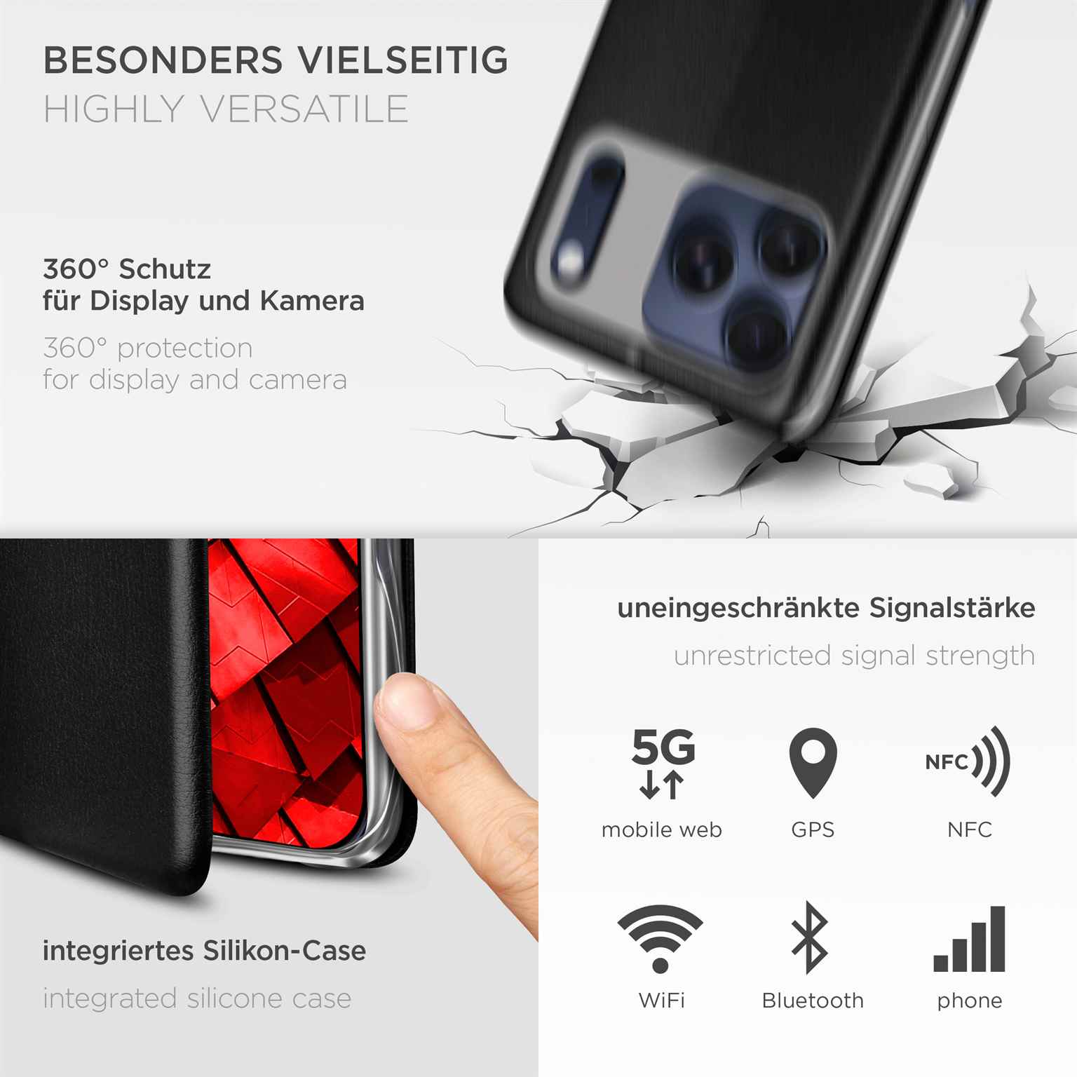 ONEFLOW Business Case iPhone 17 Pro Max Handytasche mit Kartenfach – Weiteres Produktbild 4 ONEFLOW Business Case iPhone 17 Pro Max Handytasche mit Kartenfach – Weiteres Produktbild 4