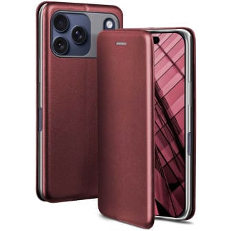 ONEFLOW Business Case iPhone 17 Pro Handytasche mit Kartenfach – Burgund - Red ONEFLOW Business Case iPhone 17 Pro Handytasche mit Kartenfach – Burgund - Red