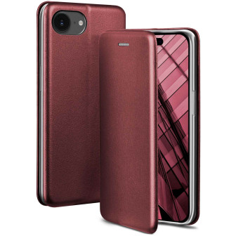 ONEFLOW Business Case iPhone 17e Handytasche mit Kartenfach – Burgund - Red