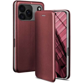 ONEFLOW Business Case iPhone 18 Pro Max Handytasche mit Kartenfach – Burgund - Red ONEFLOW Business Case iPhone 18 Pro Max Handytasche mit Kartenfach – Burgund - Red