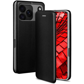 ONEFLOW Business Case iPhone 18 Pro Max Handytasche mit Kartenfach – Tuxedo - Black