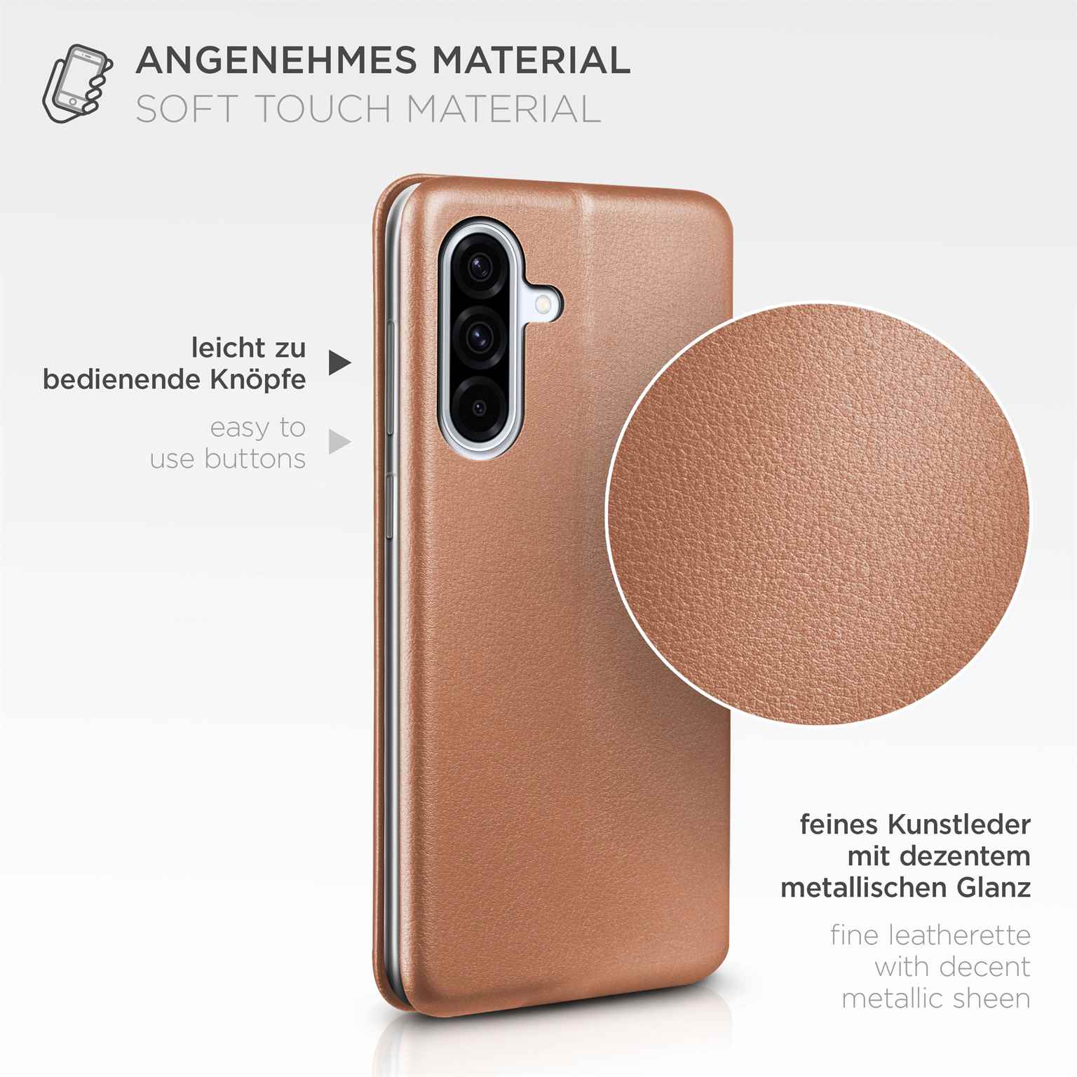 ONEFLOW Business Case Samsung Galaxy A36 5G Handytasche mit Kartenfach – Weiteres Produktbild 4