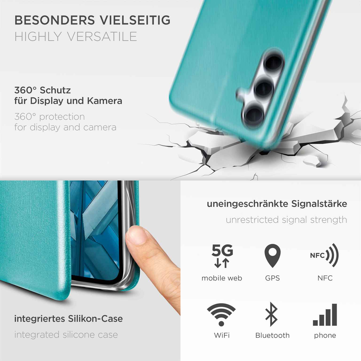 ONEFLOW Business Case Samsung Galaxy A56 5G Handytasche mit Kartenfach – Weiteres Produktbild 4 ONEFLOW Business Case Samsung Galaxy A56 5G Handytasche mit Kartenfach – Weiteres Produktbild 4