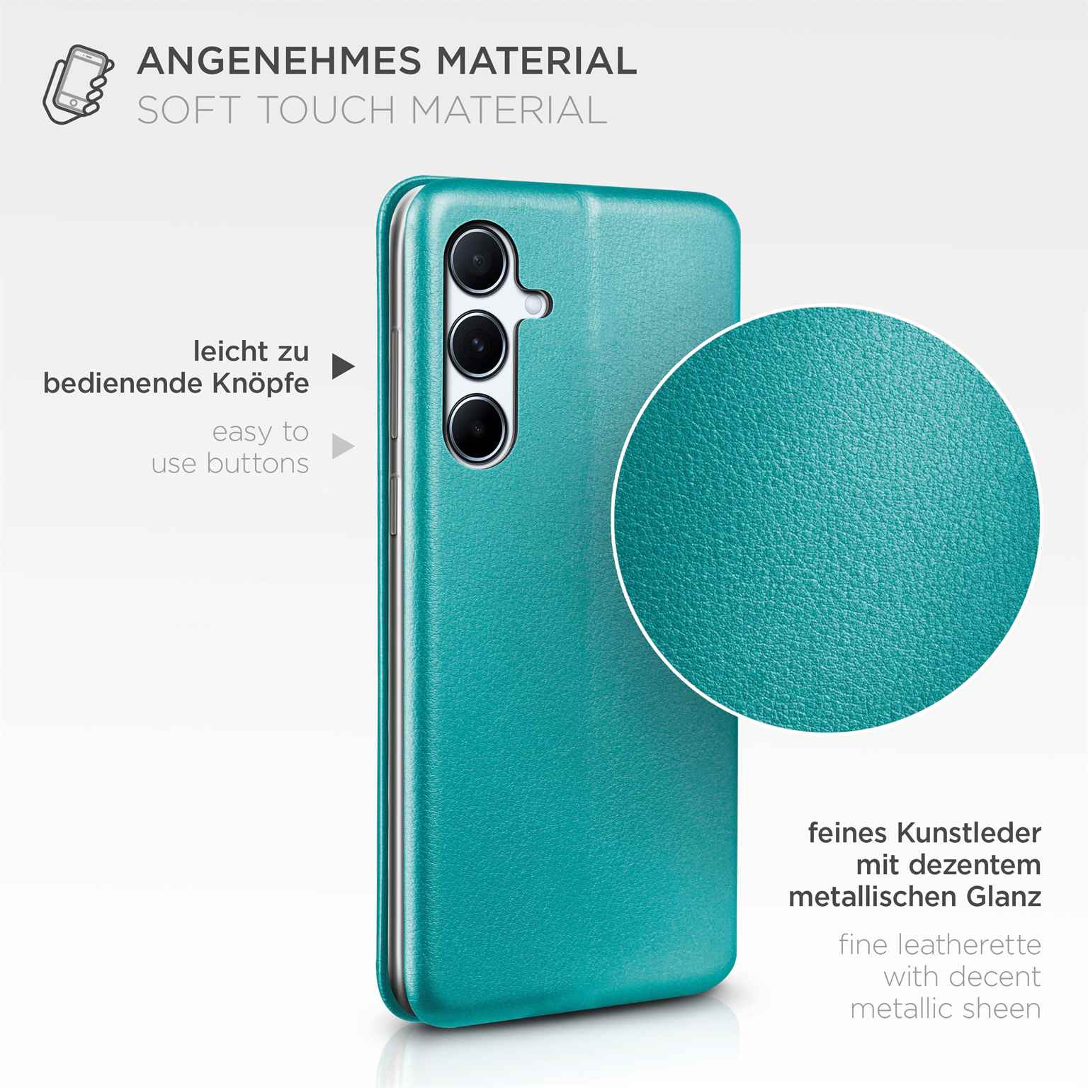 ONEFLOW Business Case Samsung Galaxy A56 5G Handytasche mit Kartenfach – Weiteres Produktbild 5 ONEFLOW Business Case Samsung Galaxy A56 5G Handytasche mit Kartenfach – Weiteres Produktbild 5