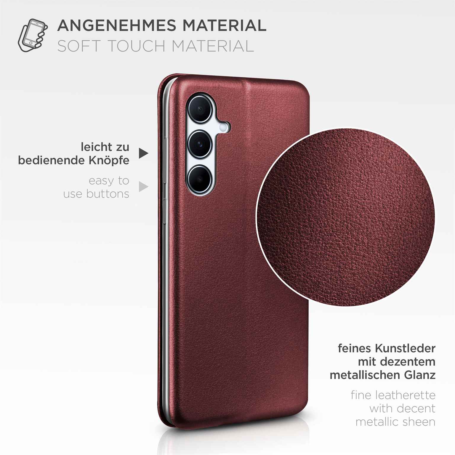 ONEFLOW Business Case Samsung Galaxy A56 5G Handytasche mit Kartenfach – Weiteres Produktbild 4
