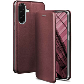 ONEFLOW Business Case Samsung Galaxy A57 5G Handytasche mit Kartenfach – Burgund - Red