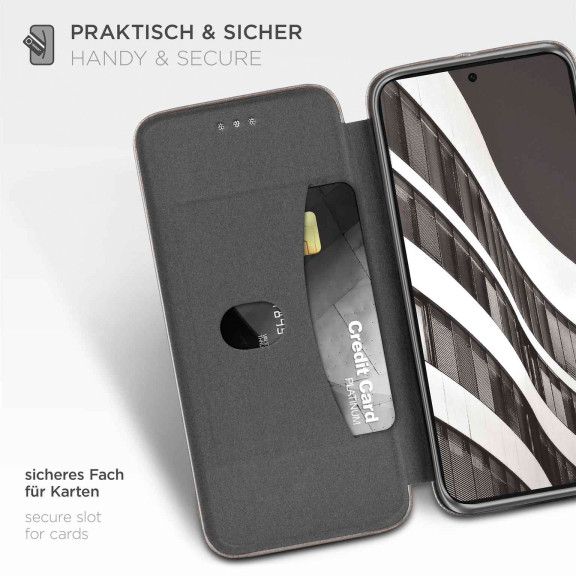 ONEFLOW Business Case Samsung Galaxy S25 Edge Handytasche mit Kartenfach – Weiteres Produktbild 3