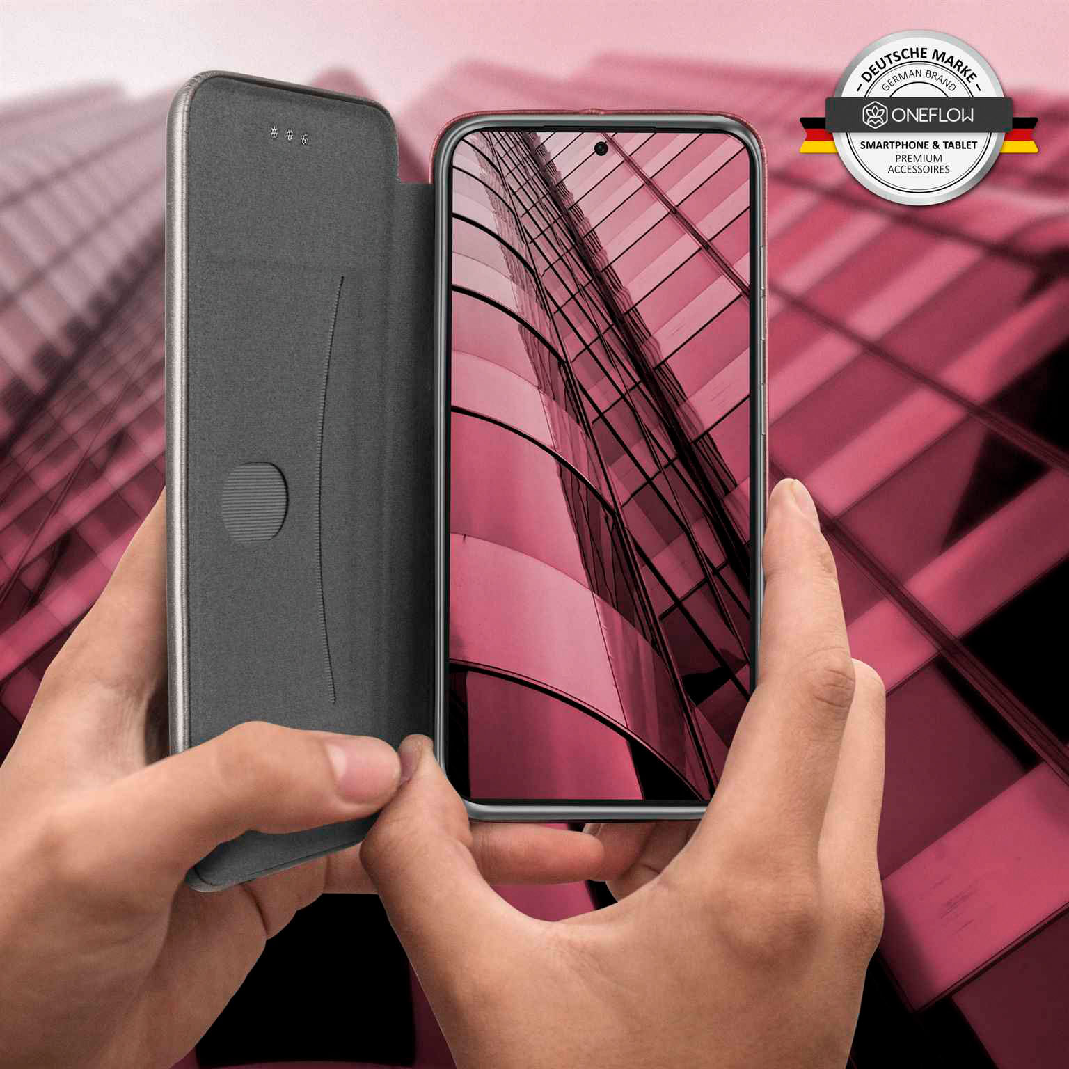 ONEFLOW Business Case Samsung Galaxy S25 Edge Handytasche mit Kartenfach – Weiteres Produktbild 7