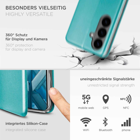 ONEFLOW Business Case Samsung Galaxy S26 Handytasche mit Kartenfach – Weiteres Produktbild 4