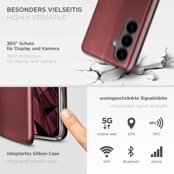 ONEFLOW Business Case Samsung Galaxy S26 Handytasche mit Kartenfach – Weiteres Produktbild 4