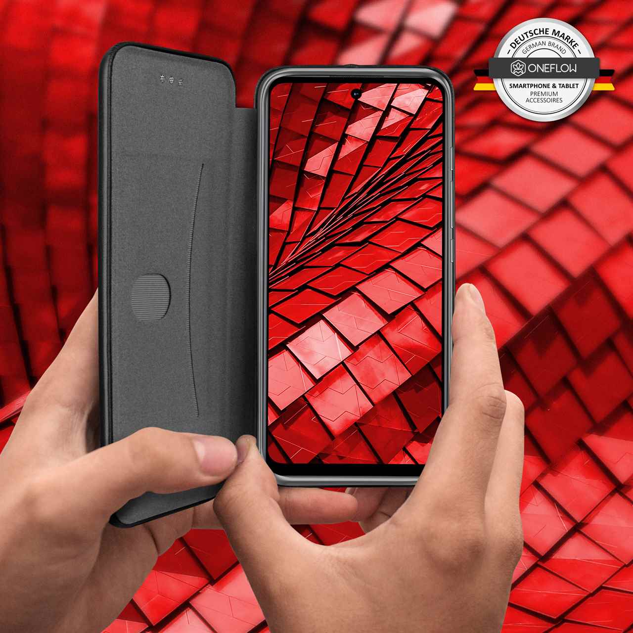 ONEFLOW Business Case Motorola Moto G60s Handytasche mit Kartenfach – Weiteres Produktbild 7