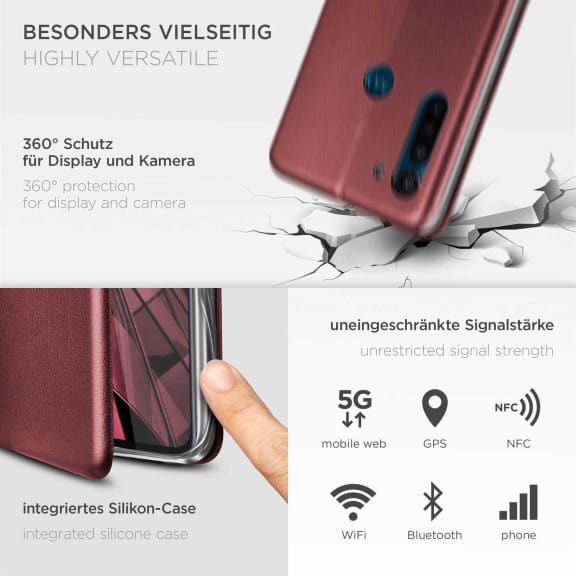 ONEFLOW Business Case Motorola Moto G8 Power Handytasche mit Kartenfach – Weiteres Produktbild 4 ONEFLOW Business Case Motorola Moto G8 Power Handytasche mit Kartenfach – Weiteres Produktbild 4