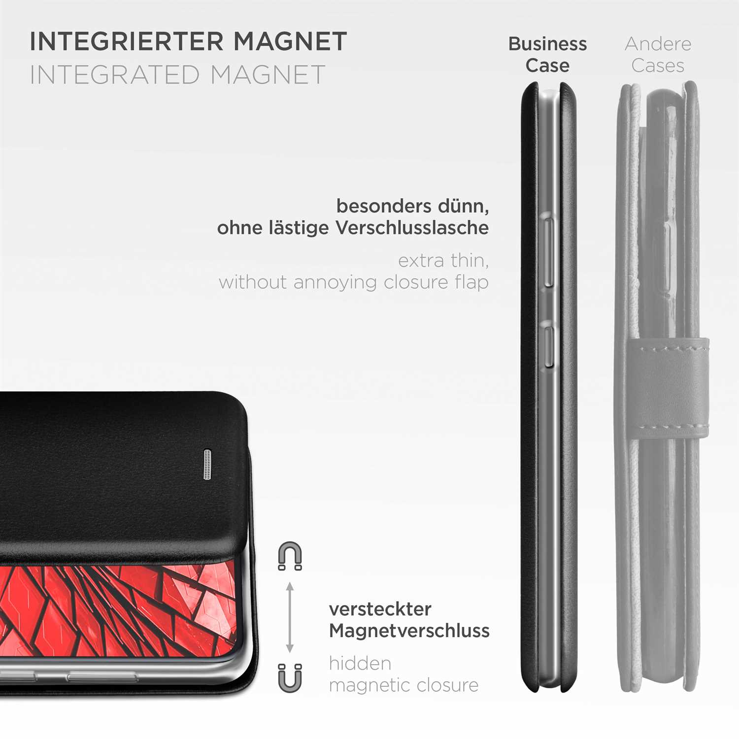 ONEFLOW Business Case Motorola Moto G8 Power Handytasche mit Kartenfach – Weiteres Produktbild 6 ONEFLOW Business Case Motorola Moto G8 Power Handytasche mit Kartenfach – Weiteres Produktbild 6